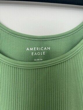 American Eagle Green Sleeveless Bodysuit | Size M